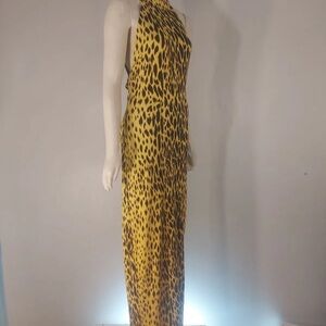 Versace leopard print dress